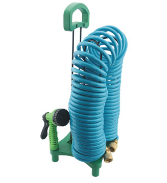 Hose holder with 15M coil hose set SG1252