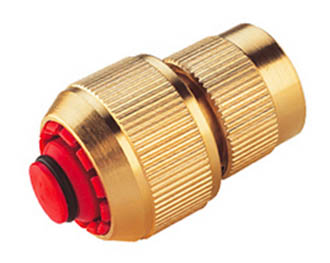 Brass Hose Connector with stop SG5184